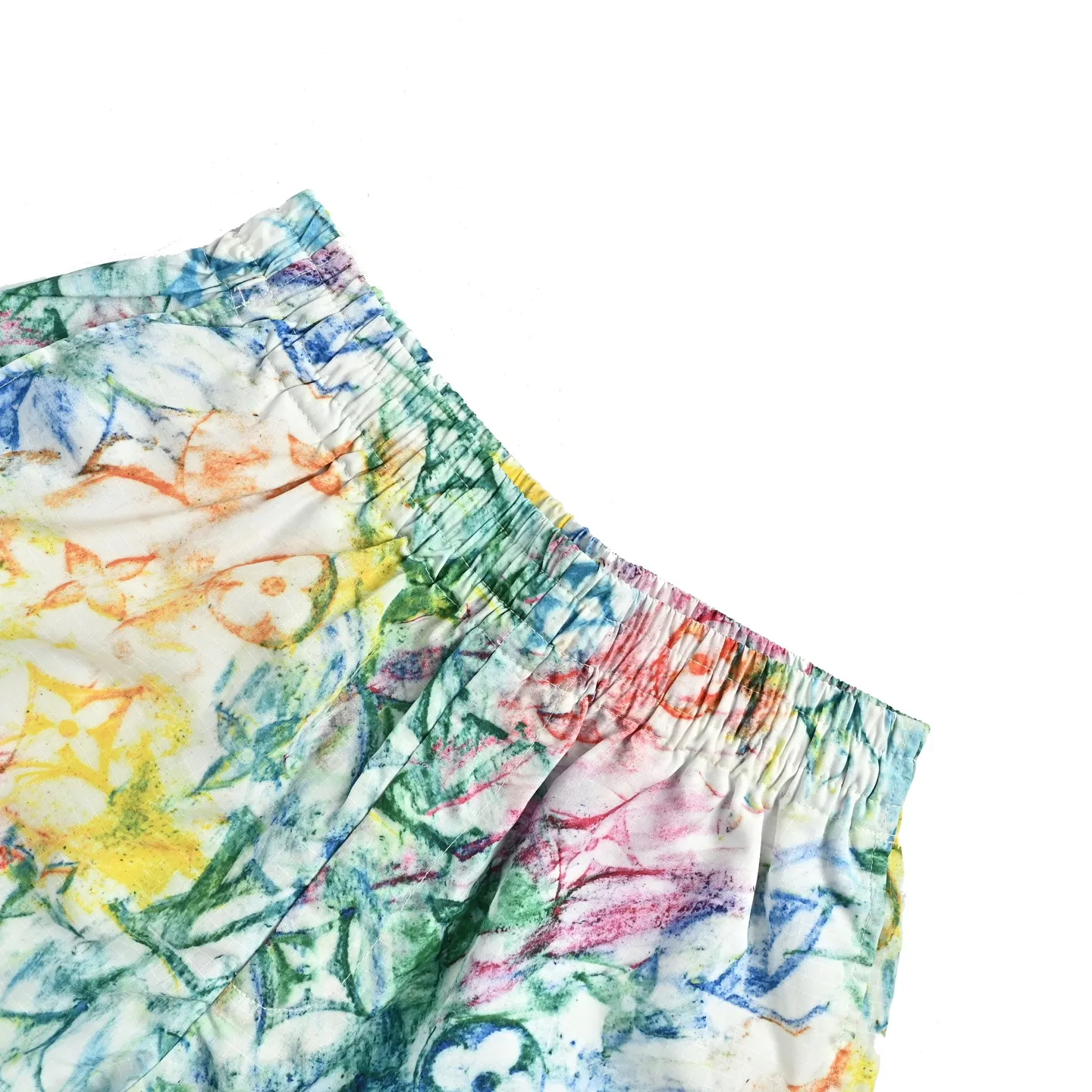 Louis Vuitton/Louis Vuitton 21ss crayon graffiti nylon beach shorts